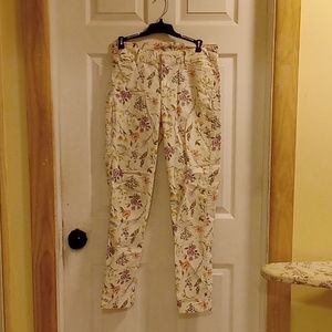 Floral Straight Jeans